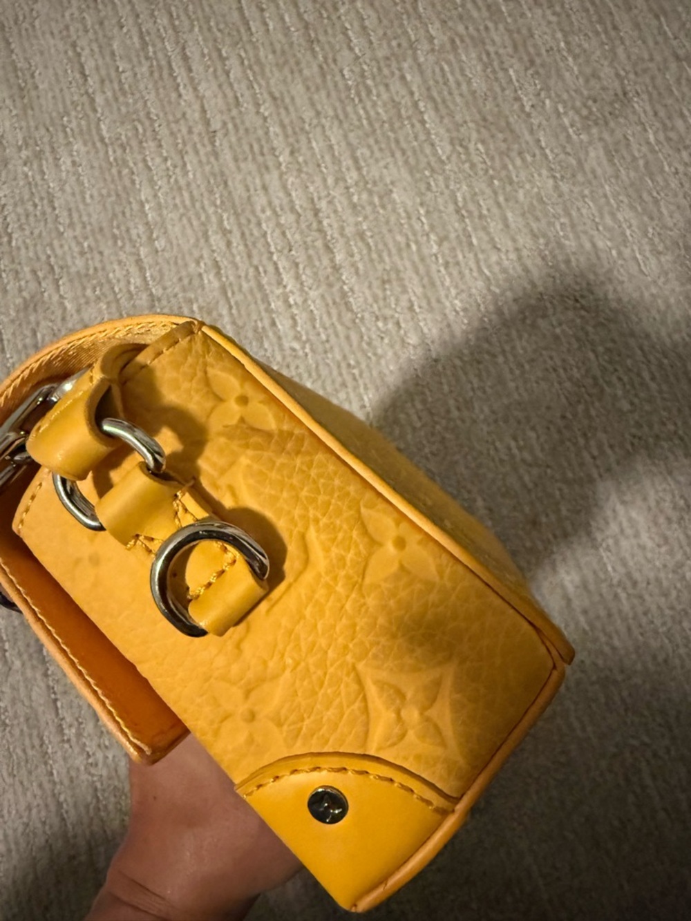 Louis Vuitton Yellow Monogram Chain Steamer Crossbody - Picture 5 of 14